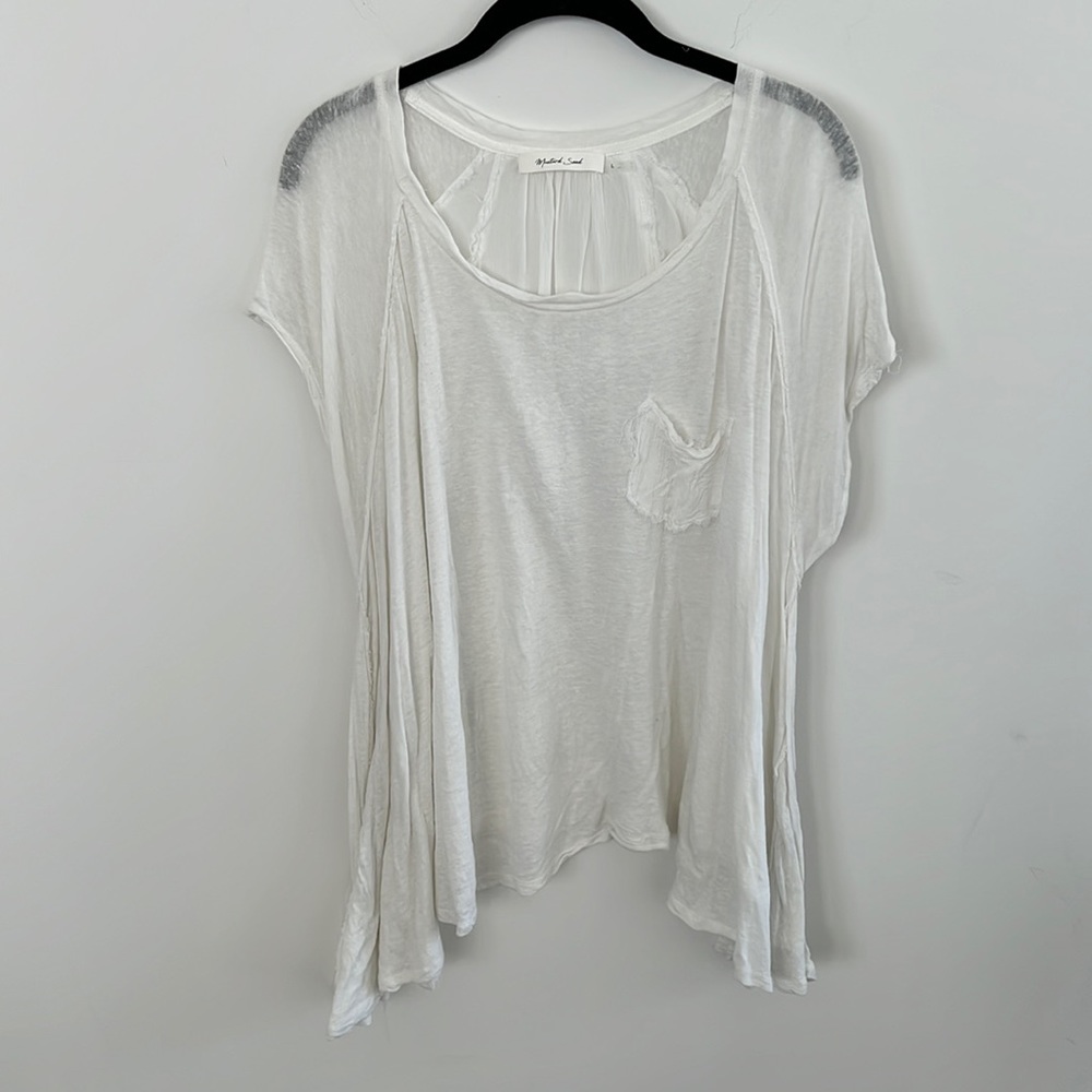 Mustard Seed ~ White Blouse